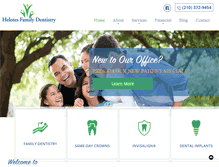 Tablet Screenshot of helotesfamilydentistry.com